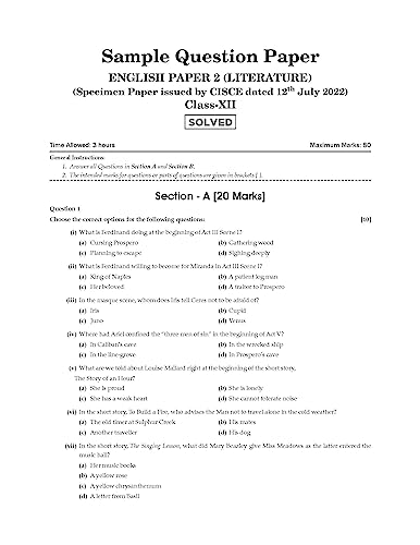 Image of Oswaal ISC Question Banks Class 12 Physics, Chemistry, Mathematics, English Paper-1 & 2 (Set of 5 Books) (For 2024 Board Exams)