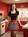 CRB Fashion Womens Kitchen Baking Waist Pocket Half Bistro Kitchen Cooking Apron (Pink)