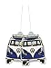 Produktbild BRISA VW Collection - Volkswagen Luft-Erfrischer-Duft-Spender fürs Auto im T1 Bulli Bus Motiv Doppelpack (Bus Front/Ocean/Blau)