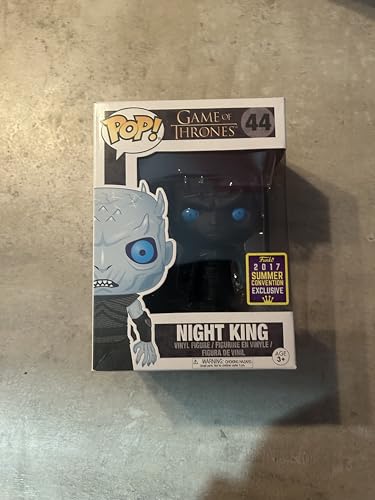 FunKo – Juego de Tronos - Colección Pop Vinyl, Figura 44, Rey de la Noche «Translucent Night King» - Edición SDCC Summer Convention