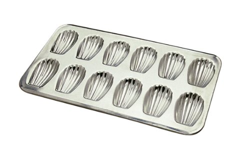 Gobel 12 Count Heavy Tinned Steel Madeleine Sheet Pan, Made in France