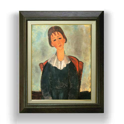 少女の肖像画 油彩 大きめのサイズ 女性の絵画、少女の肖像画、抽象的な女性の顔、オリジナルの絵画、油絵