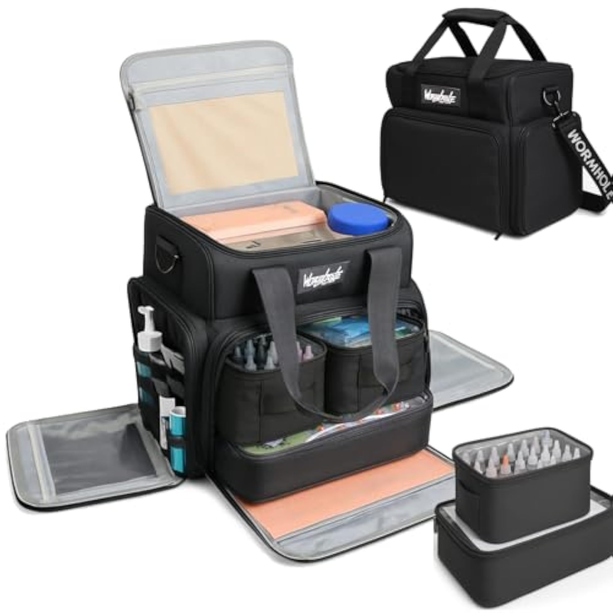 Case Backpack with Removable Pouches