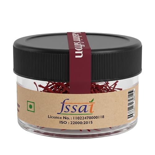 Image of Kashmir Online Store Original Saffron - Natural & Pure Finest Grade Kashmiri Kesar For Pregnant Women, Cooking, Face & Skin. (0.25g)