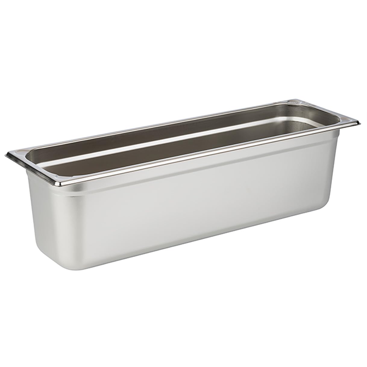 APS 81806 GN 2/4 Behälter, rostfreier Gastronormbehälter Edelstahl, Abmessungen 160 x 530 mm/Höhe 150 mm/Volumen 8,7 Liter