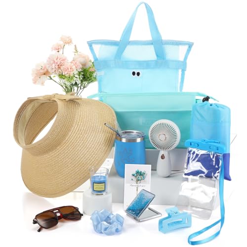 Geiserailie 13 Pcs Beach Gifts Set for Women Ocean Themed
