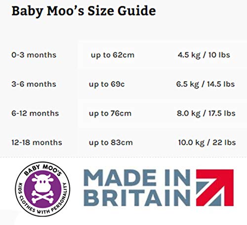 Baby Moo's Funny BOOBAHOLIC Pro Breastfeeding Baby Grow Bodysuit | Unisex Neutral New Baby Gift Idea | UK Made (6-12 months)