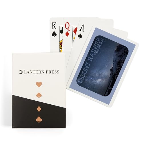 Naipes Póker Lantern Press Mount Rainier, 52 cartas