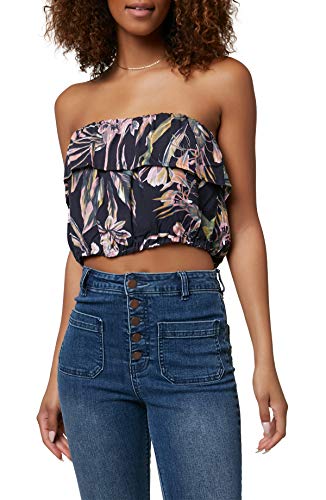 Haut tube tissé smocké femme noir O'NEILL taille M top