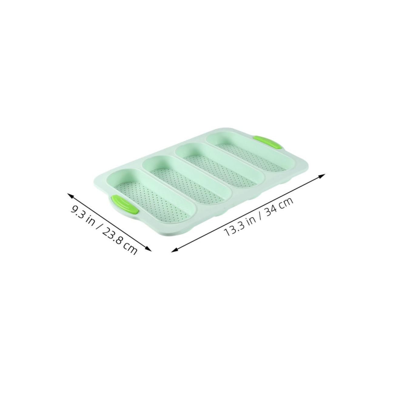 VICASKY Silicone Baguette Non Stick Slot Baking Tray for DIY French Bread Heat Silicone Baking Form for Home Bakery Supplies Effortless Release