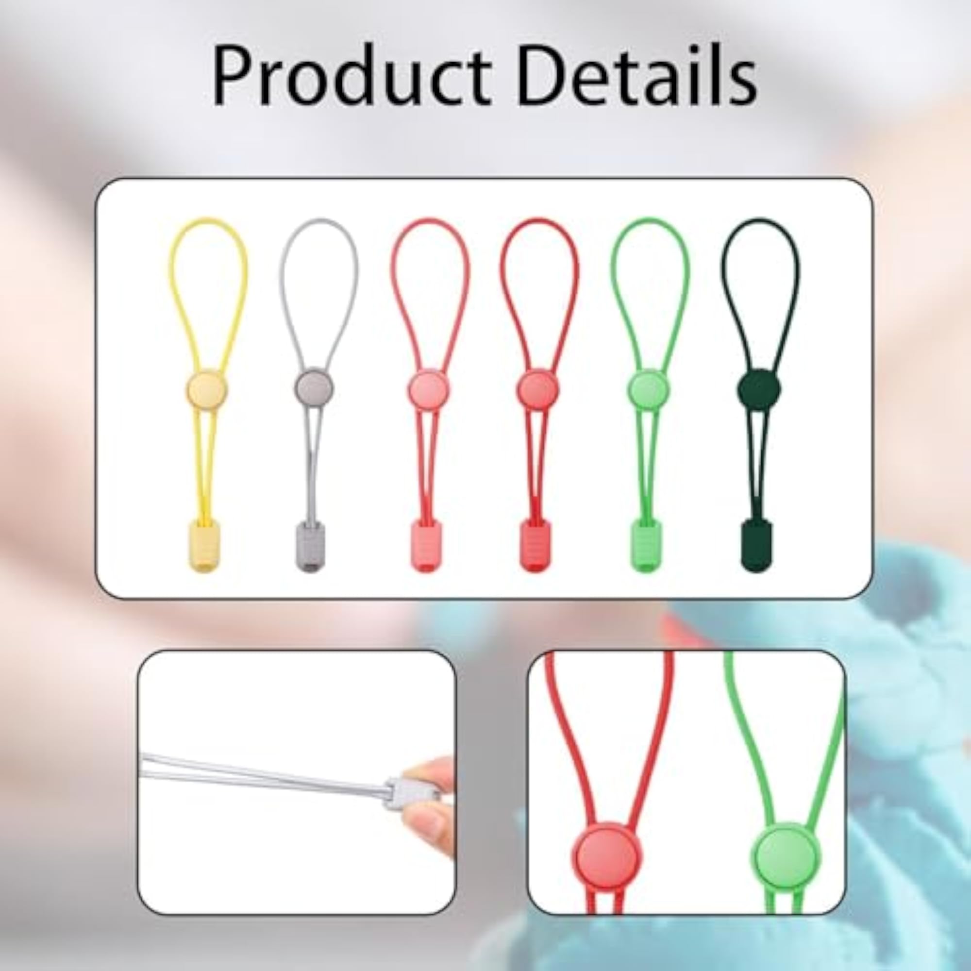 6X Adjustable Clay Bag Ties, Sturdy Bag Closure