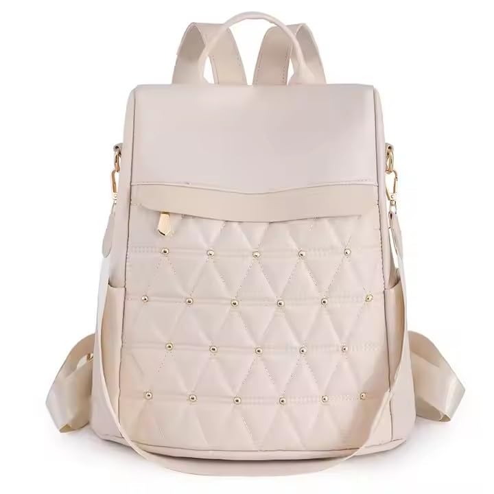 2025 New Ethnic Style Ladies Fashion Travel Student Girls School Backpack National Style Oxford Small Capacity Women's Bag Korean Version of Fashion Simple Anti-theft Travel Backpack-image-13