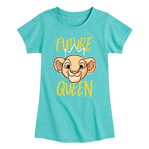 Disney The Lion King - Future Queen - Nala - Toddler & Youth Girls Short Sleeve Graphic T-Shirt - Size 4T Turquoise