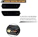Gsdmsye LED Side Marker Turn Signal Light Kit Smoked Lens for VW Golf Jetta MK4 1999-2005, MK4 GTI R32 2000-2003, Front Bumper & Fender Side Marker Lamp, Replace OEM Sidemarker Lamps