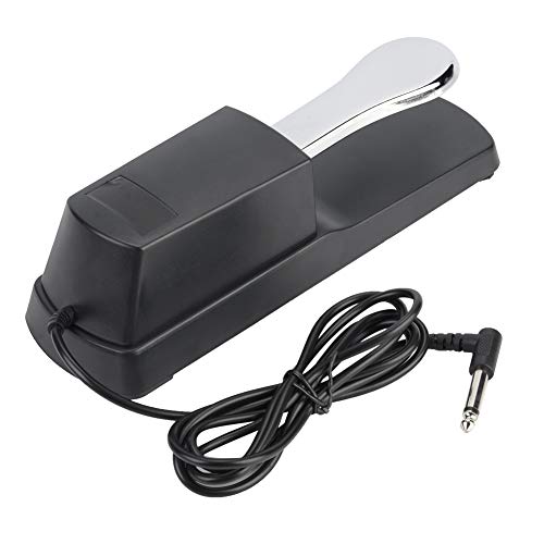 Universal Sustain Pedal, Portable Electronic Digital Piano Sustain Pedal Skid Electronic Piano Pedal Piano Accessory for Keyboard Lover