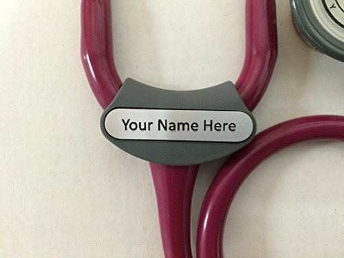 Stethoscope Name Tag Personalized-Littmann Compatible- Free Engraving! #TOP1