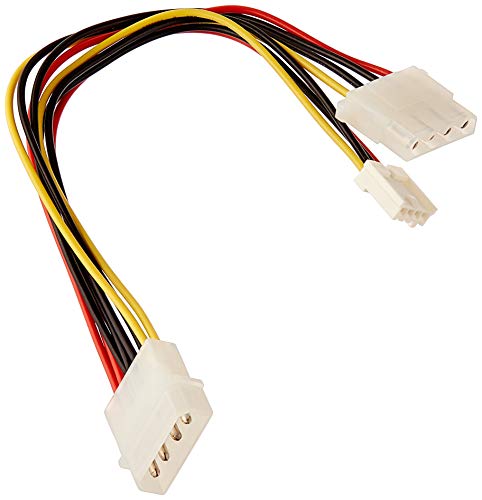 Monoprice 101315 Molex 5.25 Male to 5.25 Female Power Splitter Cable