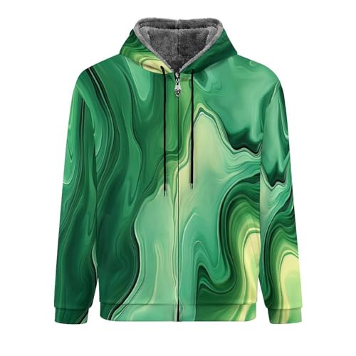 Veste chaude sweat à capuche en polaire homme vêtement manches longues imprimé