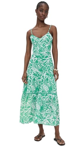 Ro's Garden Women's Brittany Midi Dress, Greenmirna, XL
