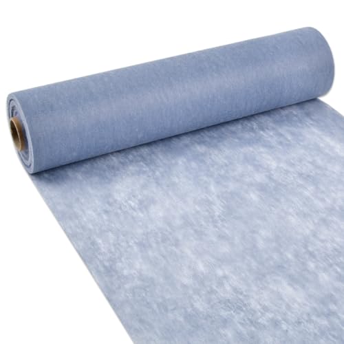 BOPHIS 100% Table Runner de Mesa de Fieltro Gris (30 cm x 25 m) decoración de Mesa sofisticada para cumpleaños, Bodas y para Ocasiones Especiales