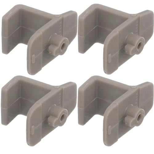 Replacement Shelf Clips for Turbo Air Freezers & Refrigerators, Gray Plastic Shelf Clips, 4-Pack (4) image 4
