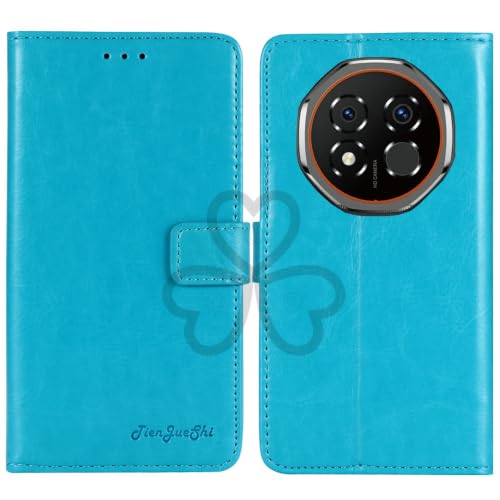TienJueShi �u���[ �r�W�l�X ���g�� �ω��� �X�^���h ���z ���U�[ ���� Case Cover �J�[�h���[ �J�o�[ �P�[�X �|�[�` �蒠�^ ���eOukitel G6 6.52 inch �Ƃ̌݊�������