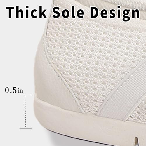 Image of Women's Comfortable Walking Shoes Lightweight Mesh Slip-on Loafers Low Top Casual Fashion Sneaker for Women