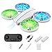RC Drohne für Kinder und Anfänger, Mini Quadcopter mit LED-Lichtern und 3D-Flips, einfach zu fliegende RC Drohne mit Propellerschutz, Spielzeugdrohne für Jungen und Mädchen, Geschenk für Kinder (Weiß)