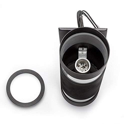 Tengxin Outdoor Wall Lamp Modern Wall Sconce Outdoor Light Fixture Black Aluminum Material,Toughened Glass,E27,Waterproof,Ul Listed,8.7 Inch Height,Ourdoor Or Indoor Use. #TOP4