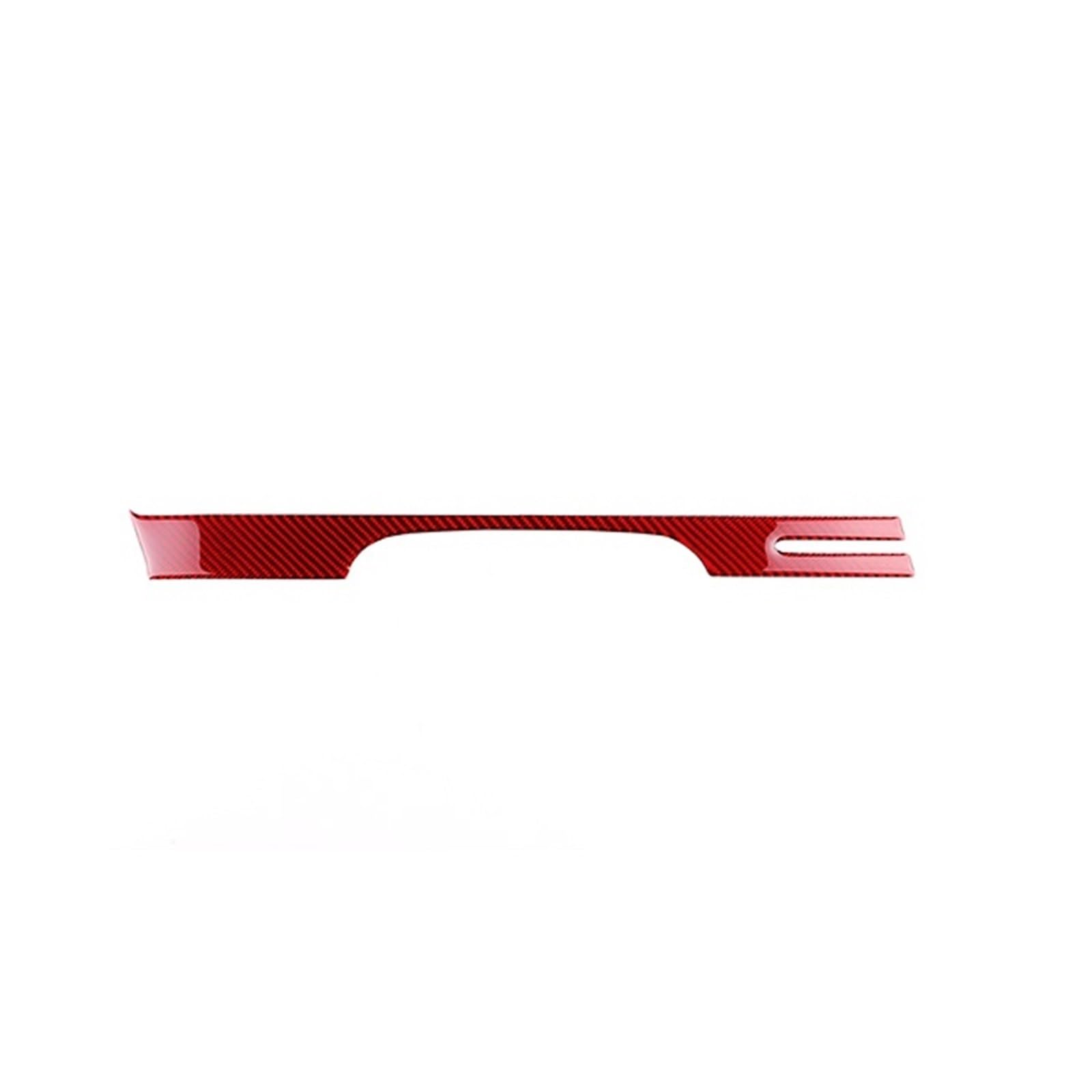 Cover Trim Car Interior Real Soft Carbon Fiber Sticker for Kia for Sportage NQ5 2022-2025 LHD RHD Car Instrument Dashboard Panel Interior Trim Accessories Cover Trim(for LHD Red Carbon)