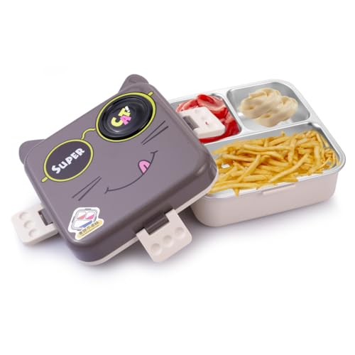 See full amazon price history chart for ATTRO Carnival Super Cat Lunch Box 2 Layer Stainless Steel Lunch Box Comes with 1 Detachable Tray, 1 Small Container & 1 Spoon Ideal for Kids BPA Free 1120ml+70ml- Grey ATTRO Carnival Super Cat Lunch Box 2 Layer Stainless Steel Lunch Box Comes with 1 Detachable Tray, 1 Small Container & 1 Spoon Ideal for Kids BPA Free 1120ml+70ml- Grey (B0D4Z2RR5B) Amazon Price History, Amazon Price Tracker