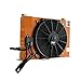 Radiator Fan, Hydraulic Oil Radiator Air Cooler AH1012T-CA Industrial Temperature Control System(AH1012T,12v)