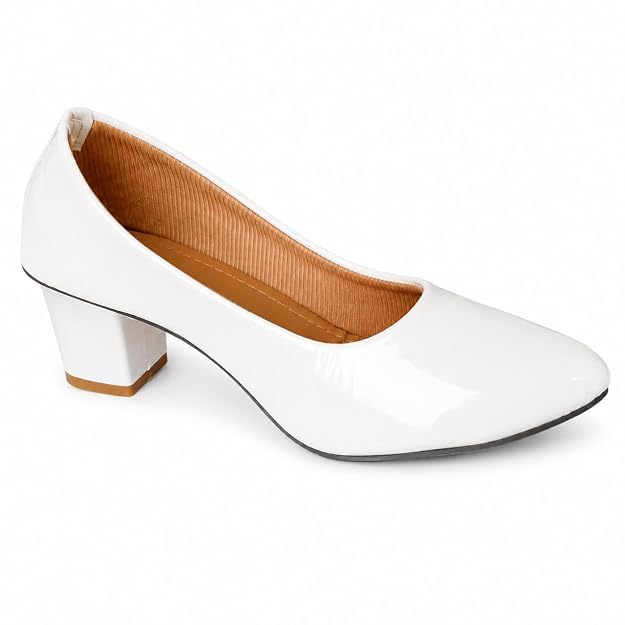Women Block Heel Pumps | Comfortable Office Wear Women Heels-image-37