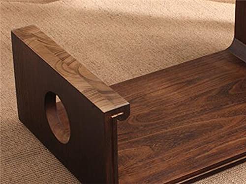 Kleiner Teetisch, rechteckig, Retro-Möbel, Wohnzimmer, niedriger Beistelltisch, Laptop (Argento 60x40x30cm) – Bild 8