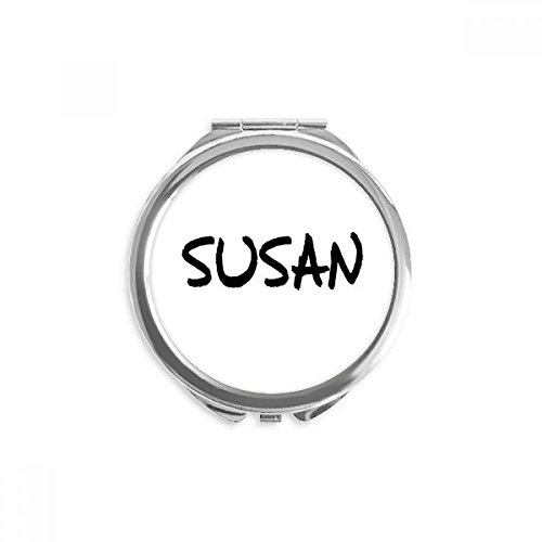 Espejo portátil SUSAN redondo para bolso, soluciona tus retoques de maquillaje diarios