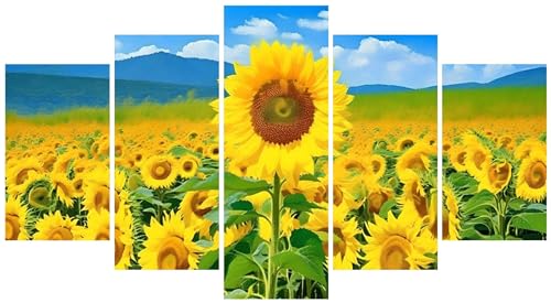 Kit Complet Peinture Diamant Nuage de tournesol le cadeau artistique idéal