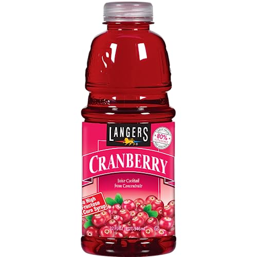 Langers Cranberry Juice Cocktail, 32 Fl Oz (Pack of 12)