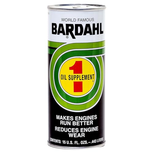 Bardahl 1016 B1 Engine Protection Motor Oil Additive - Zinc Engine Restore and Oil Burning Guard - Oil Treatment to Lubricate and Reduce Wear on High Temperature & Stop and Go Engines (15 fl oz Can)