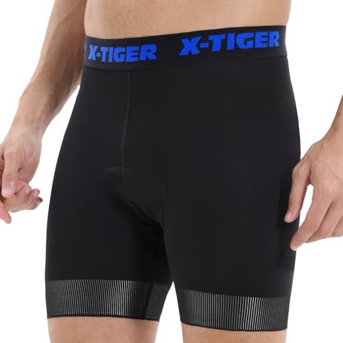 X-TIGER Culotte Ciclismo Hombre 5D Gel Acolchado Ropa Interior de Bicicleta MTB Pantalon Ciclismo Hombre - imagen 2