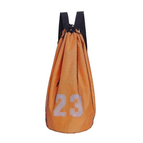 KICLBD Bolsa de baloncesto, bolso escolar, bolsa de fútbol, bolsa de deporte, bolsa para ordenador portátil para hombre y mujer (naranja), naranja, M Cover
