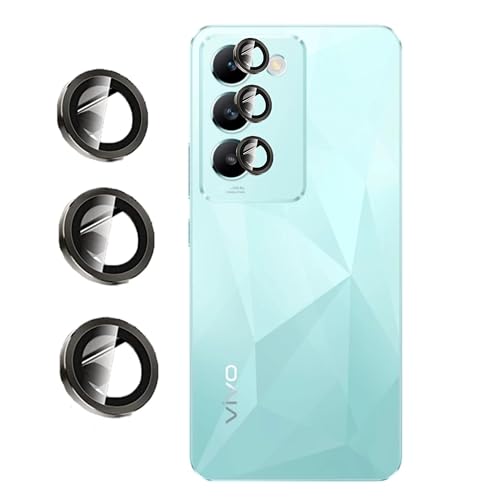 Image of vivo T3 5g Tempered Glass with Camera Ring 3pc Protector Screen guard(Case Friendly,2 in 1 Combo)