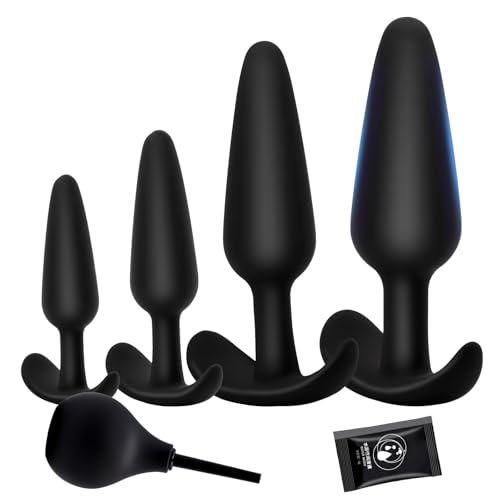 4-Piece Silicone Anal Plug Kit