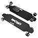 Caroma 37 " Skateboard elettrico longboard adulti, con telecomando wireless, motore brushless longboard, velocità massima 25 KMH, portata 15 km (Black)