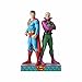 Enesco DC Comics by Jim Shore Justice League Superman and Lex Luthor Figurine, 8.88 Inch, Multicolor