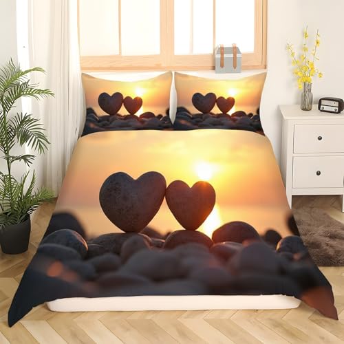 Housse de couette en microfibre douce 90x190 avec fermeture éclair pratique
