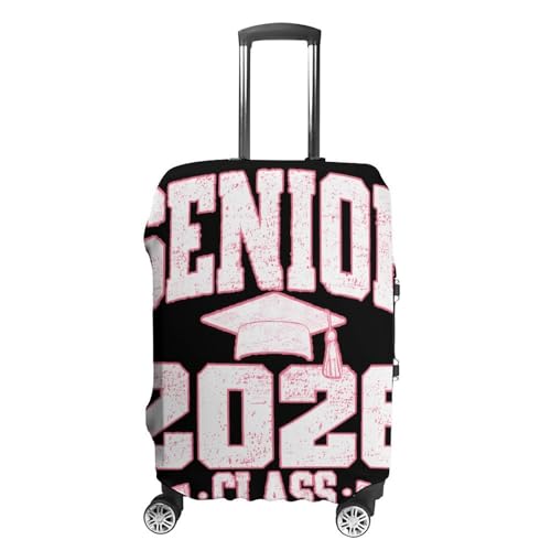 Senior Class Of 2026 Graduation Luggage Covers Washable Travel Suitcase Cover Elastic Baggage Protector