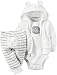 Carter's Unisex Baby 3 Pc Sets 126g279, Heather, 6 Months