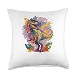 Gorgosaurus costume Gorgosaurus Dinosaur Graphic Throw Pillow, 18x18, Multicolor
