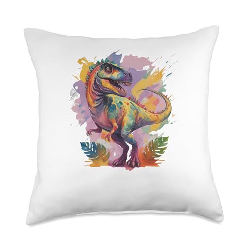 Gorgosaurus costume Gorgosaurus Dinosaur Graphic Throw Pillow, 18x18, Multicolor
