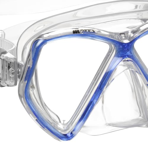 Mares Maska dziecięca ZEPHIR JR. okulary do nurkowania, niebieskie, One Size